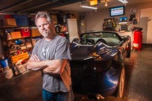 Environmental Portrait: A Guy With A Car In A Garage